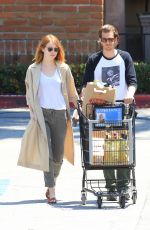 EMMA STONE Shopping at Ralph