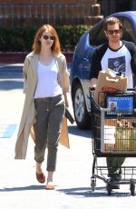 EMMA STONE Shopping at Ralph