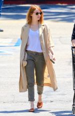 EMMA STONE Shopping at Ralph
