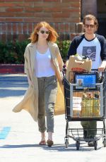 EMMA STONE Shopping at Ralph