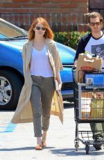 EMMA STONE Shopping at Ralph