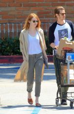 EMMA STONE Shopping at Ralph