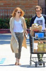 EMMA STONE Shopping at Ralph