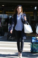 EMMY ROSSUM at Los Angeles International Airport 05/21/2015