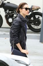 EMMY ROSSUM in Leggings Leaves a Gym in West Hollywood