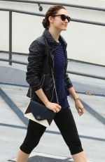EMMY ROSSUM in Leggings Leaves a Gym in West Hollywood