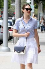 EMMY ROSSUM Out and About in Beverly Hills 05/13/2015