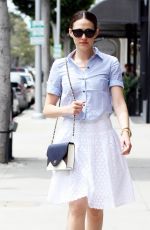 EMMY ROSSUM Out and About in Beverly Hills 05/13/2015