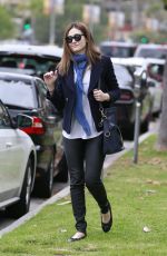 EMMY ROSSUM Out and About in Los Angeles 05/08/2015