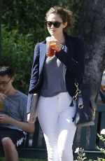 EMMY ROSSUM Out and About in West Hollywood 05/03/2015
