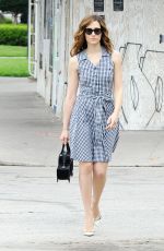 EMMY ROSSUM Out and About in West Hollywood 05/27/2015