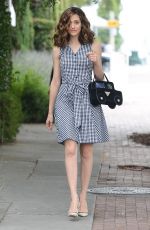 EMMY ROSSUM Out and About in West Hollywood 05/27/2015