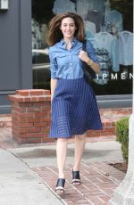 EMMY ROSSUM Out and About in West Hollywood