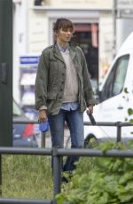 EVA PADBERG Walks Her Dog Out in Berlin 05/28/2015