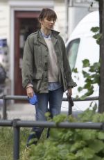 EVA PADBERG Walks Her Dog Out in Berlin 05/28/2015