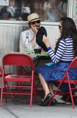 FAMKE JANSSEN Out and About in Soho 05/24/2015