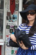 FAMKE JANSSEN Out and About in Soho 05/24/2015