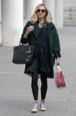 FEARNE COTTON Arrives at BBC Radio One Studios in London 05/07/2015