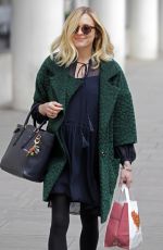 FEARNE COTTON Arrives at BBC Radio One Studios in London 05/07/2015