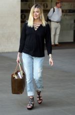 FEARNE COTTON Leaves BBC Radio 1 Studios in London 05/13/2015