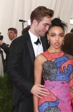 FKA TWIGS and Robert Pattinson at MET Gala 2015 in New York