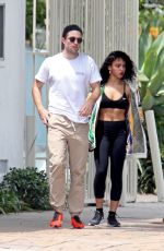 FKA TWIGS and Robert Pattinson Leaves a Gym in Los Angeles 05/11/2015