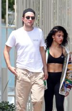FKA TWIGS and Robert Pattinson Leaves a Gym in Los Angeles 05/11/2015