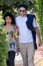 FKA TWIGS and Robert Pattinson Leaves a Gym in Los Angeles 05/11/2015