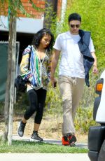 FKA TWIGS and Robert Pattinson Leaves a Gym in Los Angeles 05/11/2015