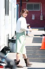 GEMMA ARTEE on the set of 