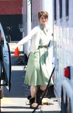 GEMMA ARTEE on the set of 