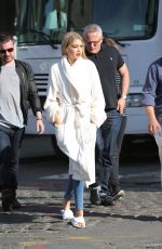 GIG HADID on the Set of a Photoshoot in New York 04/30/2015