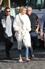 GIG HADID on the Set of a Photoshoot in New York 04/30/2015