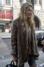 GIGI HADID Out and About in London 05/26/2015