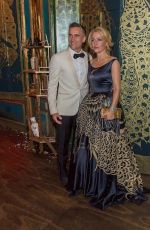 GILLIAN ANDERSON at Filthy Lucre Peacock Feather Gala