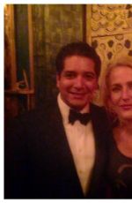 GILLIAN ANDERSON at Filthy Lucre Peacock Feather Gala