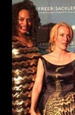 GILLIAN ANDERSON at Filthy Lucre Peacock Feather Gala