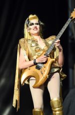 GINA GLEASON Performs at Rock in Rio USA 2015 in Las Vegas