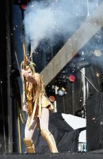 GINA GLEASON Performs at Rock in Rio USA 2015 in Las Vegas
