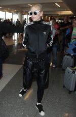GWEN STEFANI Arrives at LAX Airport in Los Angeles 04/30/2015