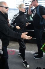 GWEN STEFANI Arrives at LAX Airport in Los Angeles 04/30/2015