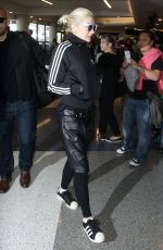GWEN STEFANI Arrives at LAX Airport in Los Angeles 04/30/2015