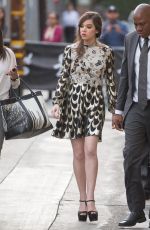 HAILEE STEINFELD at Jimmy Kimmel Live in Hollywood