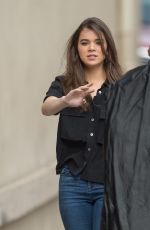 HAILEE STEINFELD at Jimmy Kimmel Live in Hollywood