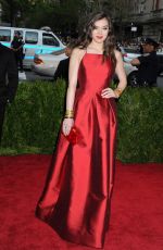 HAILEE STEINFELD at MET Gala 2015 in New York