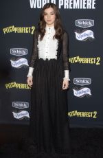 HAILEE STEINFELD at Pitch Perfect 2 Premiere in Los Angeles