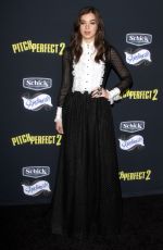 HAILEE STEINFELD at Pitch Perfect 2 Premiere in Los Angeles