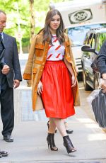 HAILEE STEINFELD Leaves The View in New York