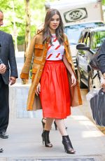 HAILEE STEINFELD Leaves The View in New York