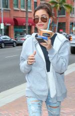 HAILEY BALDWIN Out Shopping in Beverly Hills 05/08/2015